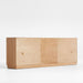 Calypso 90" Natural Wood Storage Media Console