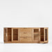 Calypso 90" Natural Wood Storage Media Console