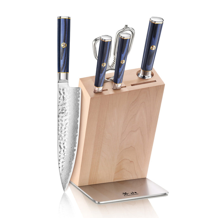 Cangshan ® Kita Blue 6-Piece HUA Knife Block Set