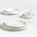 Capella White Bone China Salad Plate