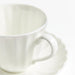 Capella White Bone China Mug with Saucer