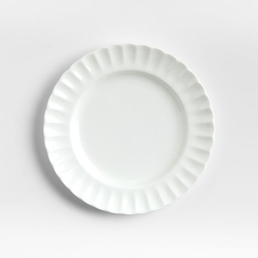 Capella White Bone China Salad Plate