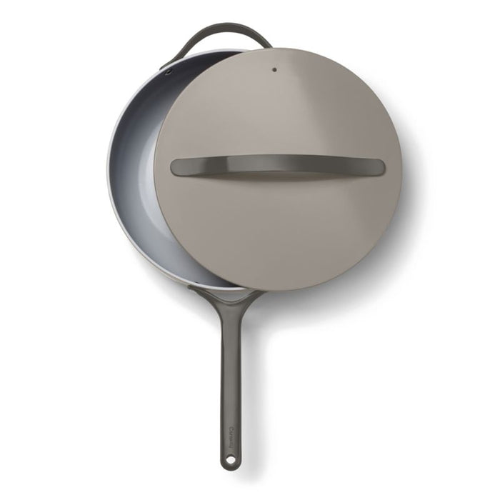 Caraway ® Home 12-Piece Pebble Ceramic Non-Stick Cookware Set with Gunmetal Hardware