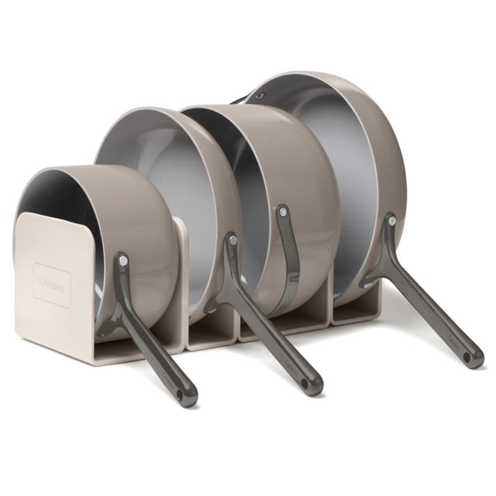 Caraway ® Home 12-Piece Pebble Ceramic Non-Stick Cookware Set with Gunmetal Hardware