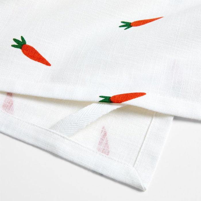 Carrot Icon Organic Cotton Dish Towel