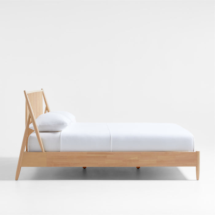 Carson Natural Wood Spindle King Bed