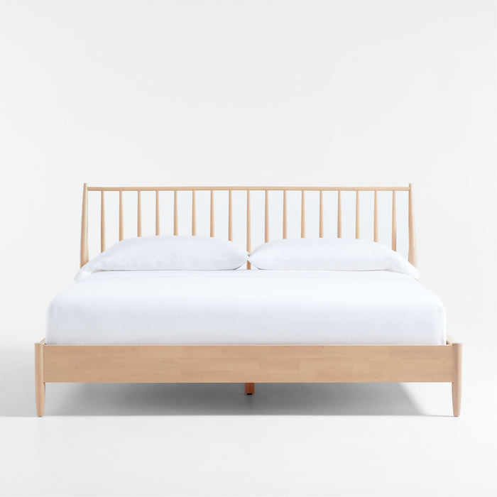 Carson Natural Wood Spindle King Bed