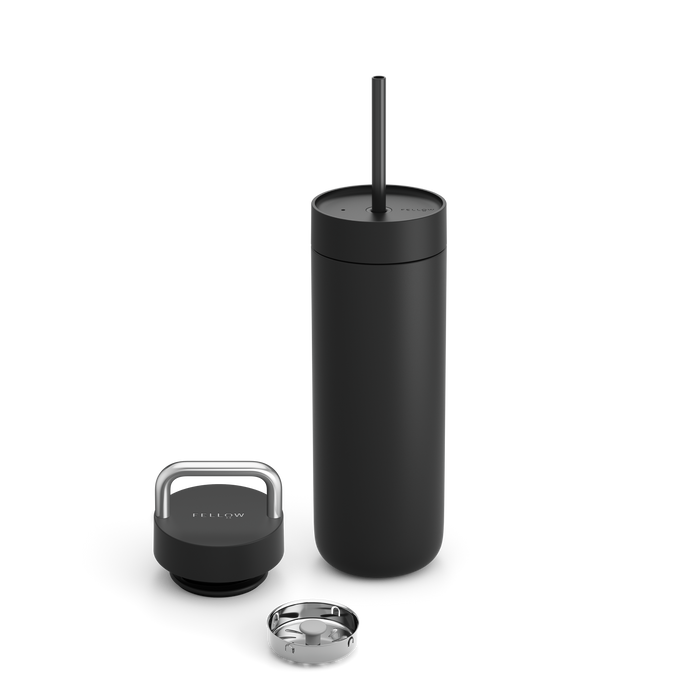 Fellow Carter 20 oz Matte Black 2-in-1 Chill Set
