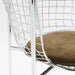 Cassano Metal Dining Chair with Leather Cushion