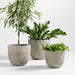 Cavo Warm Grey Textured Indoor/Outdoor Planter 24"x20"