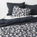 Celeste Organic Cotton Midnight Navy Floral King Bed Pillow Sham