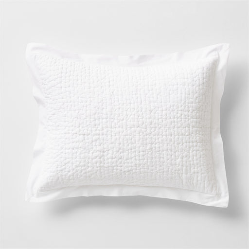Organic Celeste Grey Standard Pillow Sham