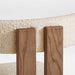 Ceremonie Natural Boucle Dining Chair by Athena Calderone