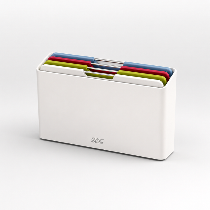 Joseph Joseph Folio 4 Piece Chopping Board Set in Arc White