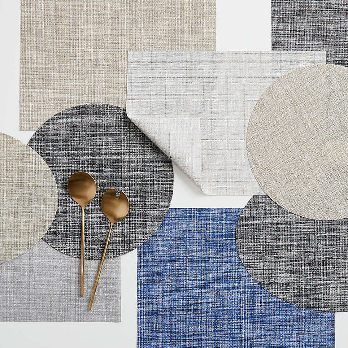 Chilewich ® Rectangular Crepe Neutral Easy-Clean Vinyl Placemat