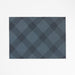 Chilewich ® Rectangular Indigo Plaid Easy-Clean Vinyl Placemat