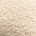 Chunky Woven Wool Fringe 22"x15" Arctic Ivory Throw Pillow Cover