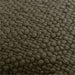 Chunky Woven Wool Fringe 22"x15" Burnt Green Throw Pillow Cover