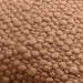 Chunky Woven Wool Fringe 23"x23" Sierra Tan Throw Pillow Cover