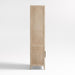 Clairemont 38" Natural Wood 3-Shelf Storage Bookcase