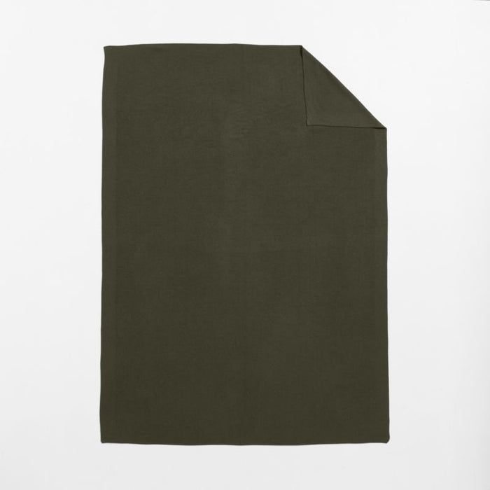 Calda Chantilly 70"x55" Burnt Green Throw Blanket