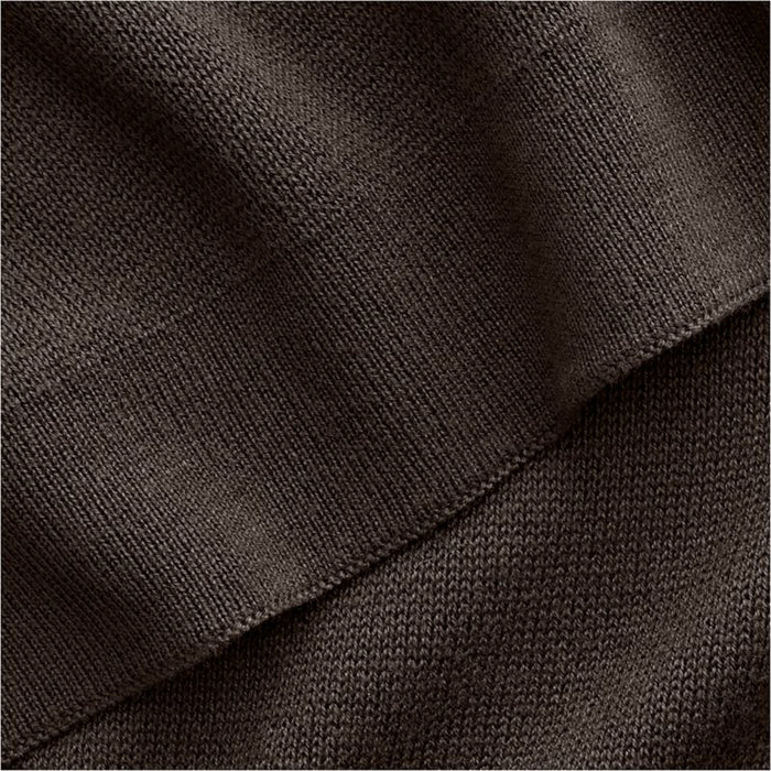 Calda Chantilly 70"x55" Deep Brown Throw Blanket