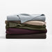 Calda Chantilly 70"x55" Deep Brown Throw Blanket