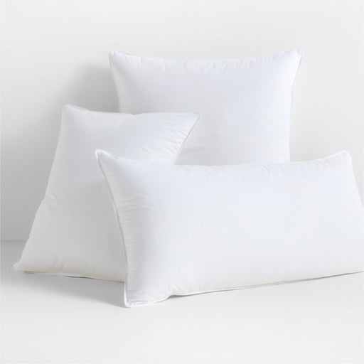 Classic Organic Cotton Down Feather King Bed Pillow
