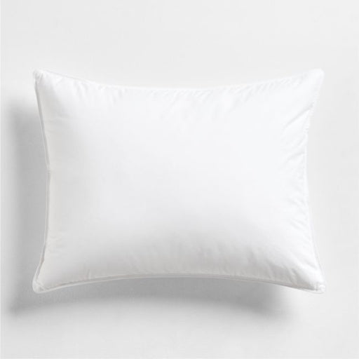 Classic Organic Cotton Down Feather Standard Bed Pillow