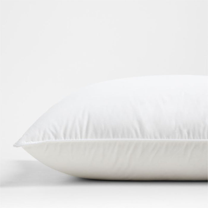 Classic Organic Cotton Down Feather Standard Bed Pillow