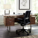 Clybourn Walnut Executive Desk