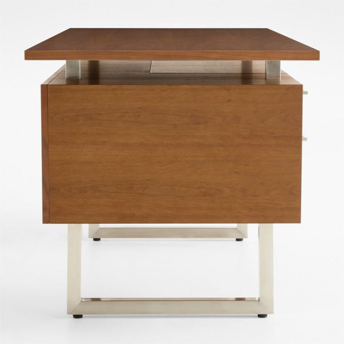 Clybourn Walnut Executive Desk