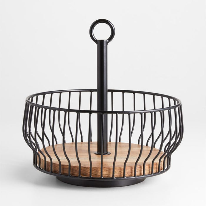 Cora Iron Rotating Condiment Caddy