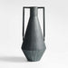 Corra Two Handled Zinc Vase 17"