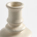 Cortana Large Off-White Earthenware Taper Holder 10.25"