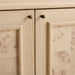 Cotswold 85" Natural Oak and Burl Storage Media Console