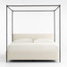 Coveteur Upholstered King Canopy Bed