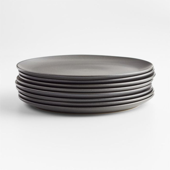 Craft Charcoal Grey Stoneware Flat Dinner Plate