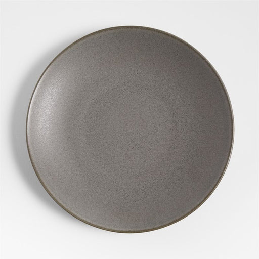 Craft Charcoal Grey Stoneware Flat Dinner Plate