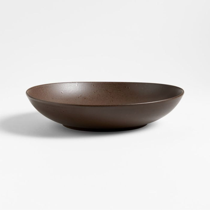 Craft Espresso Stoneware Low Bowl