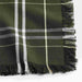 Craft Green Plaid Organic Cotton Fringe Dinner Napkin