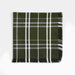 Craft Green Plaid Organic Cotton Fringe Dinner Napkin