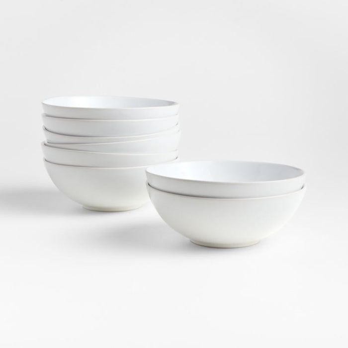 Craft White Stoneware Cereal Bowl