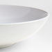 Craft White Stoneware Low Bowl