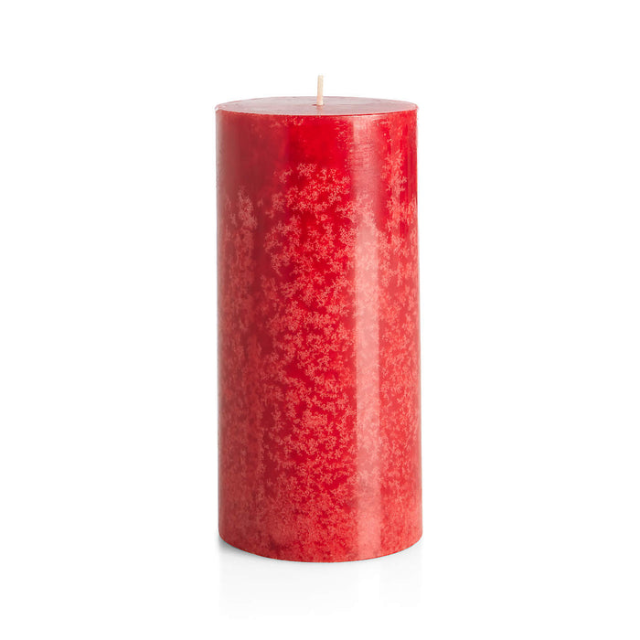 Red Cranberry Scented Pillar Candle 3x6