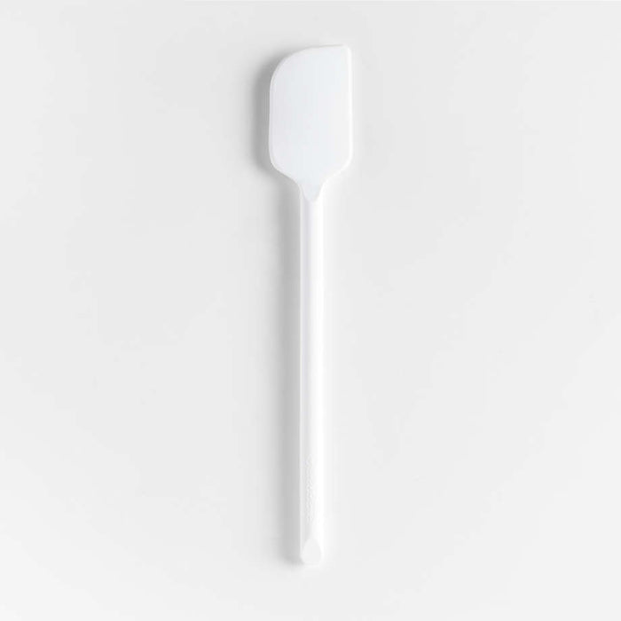 Crate & Barrel White Silicone Spatula