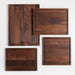 Crate & Barrel Reversible Walnut Wood Cutting Board 20"x15"x0.75"