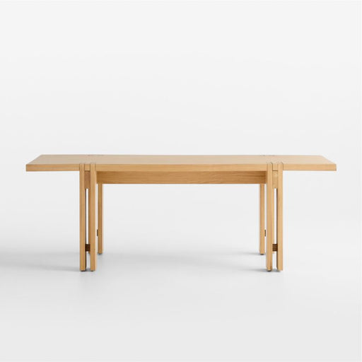 Crossroads 87" Oak Dining Table