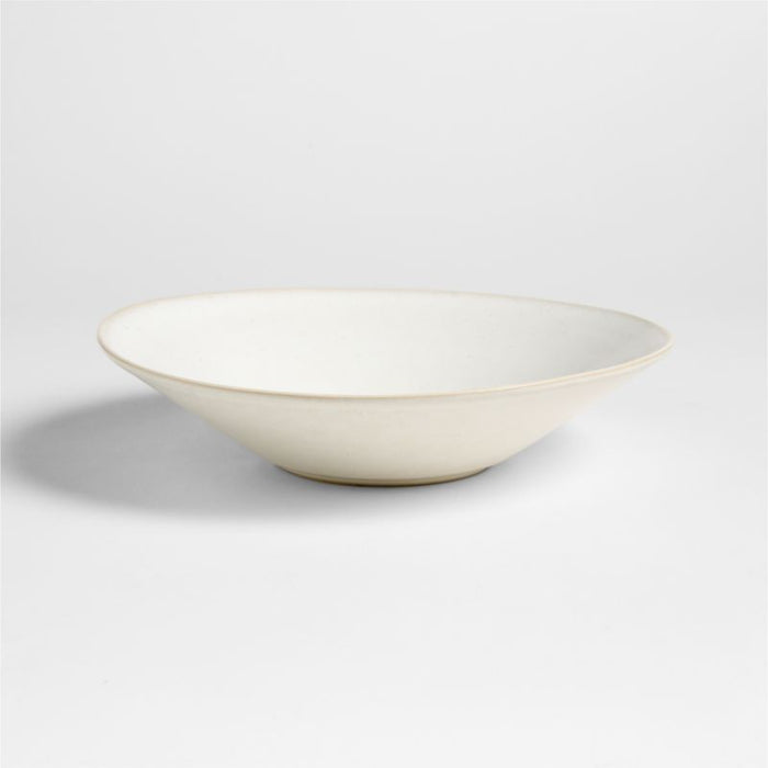 Basel Recycled Stoneware Shallow Serve Bowl by Daniel Humm