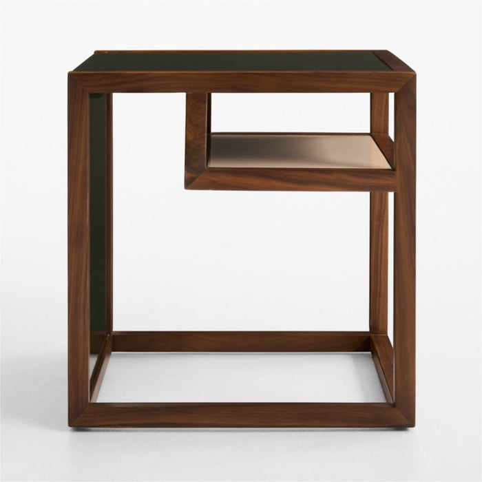 Luzern Walnut 18" End Table by Daniel Humm